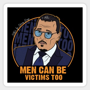 Men can be victims too. #MenToo Sticker